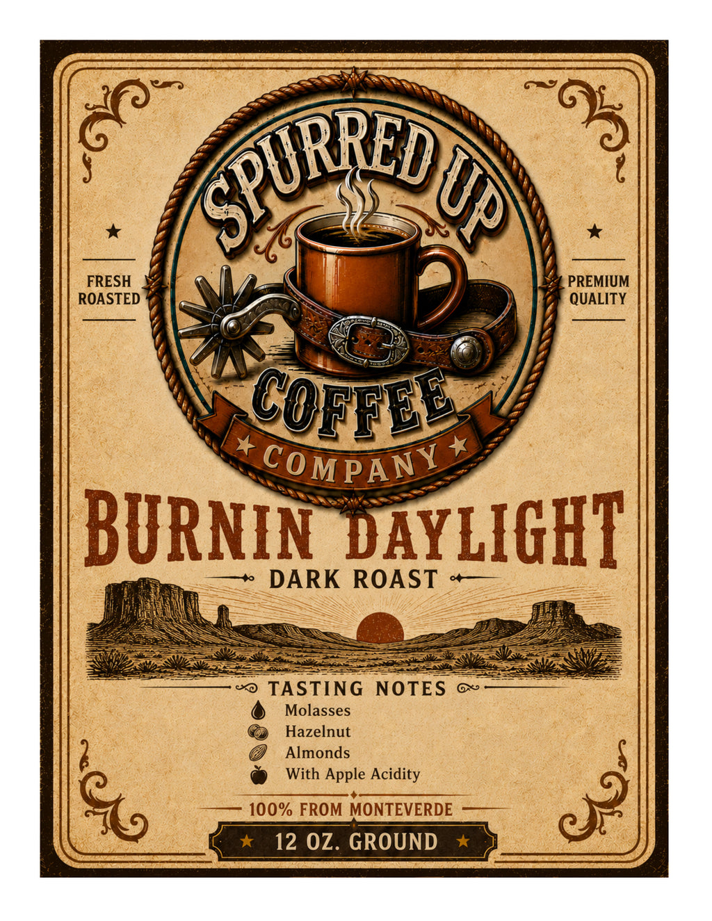 Burnin' Daylight - Dark Roast Coffee